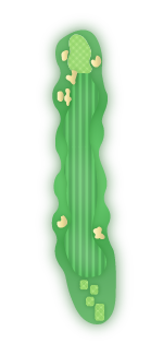 Crooked Oaks Golf Course Hole 6 Overview