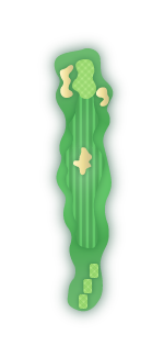 Crooked Oaks Golf Course Hole 17 Overview