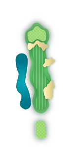 Ocean Winds Golf Course Hole 2 Overview