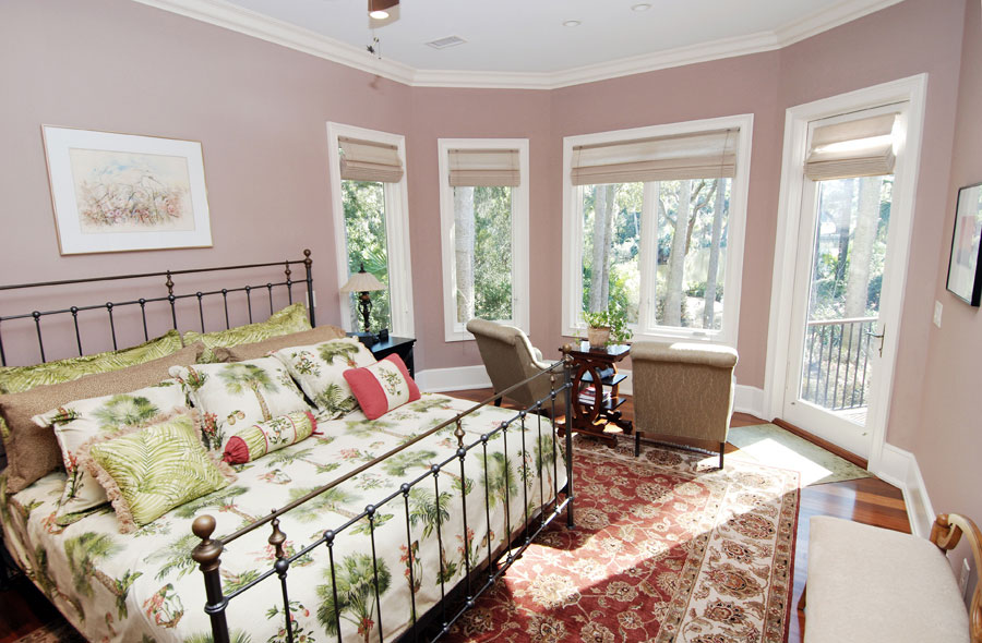 bedroom in seabrook island house