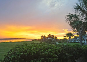 Seabrook-Island-sunset-and-property-with-beachfront-view