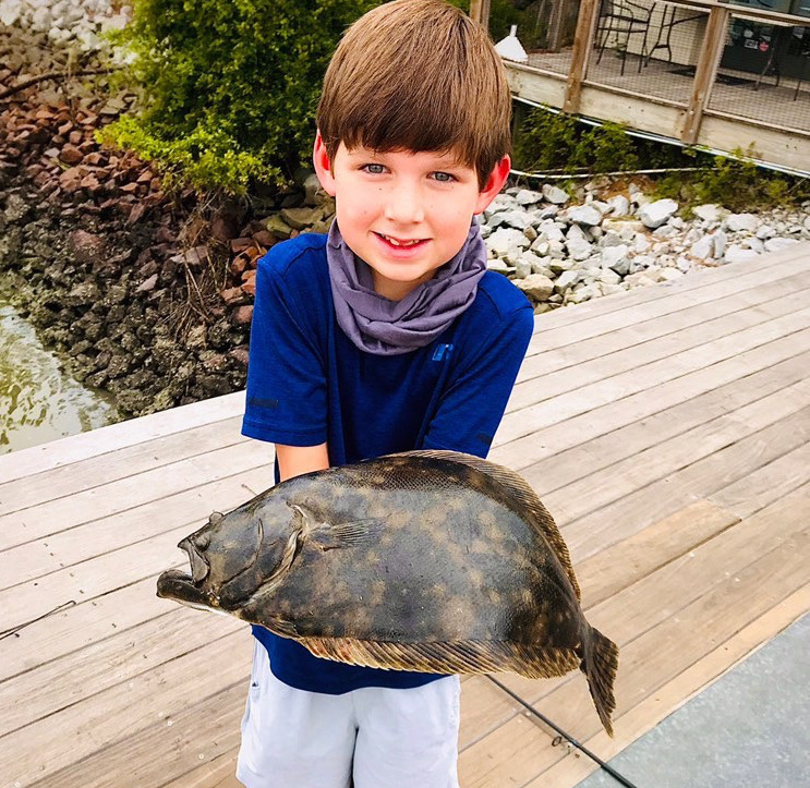 little boy fishing seabrook island