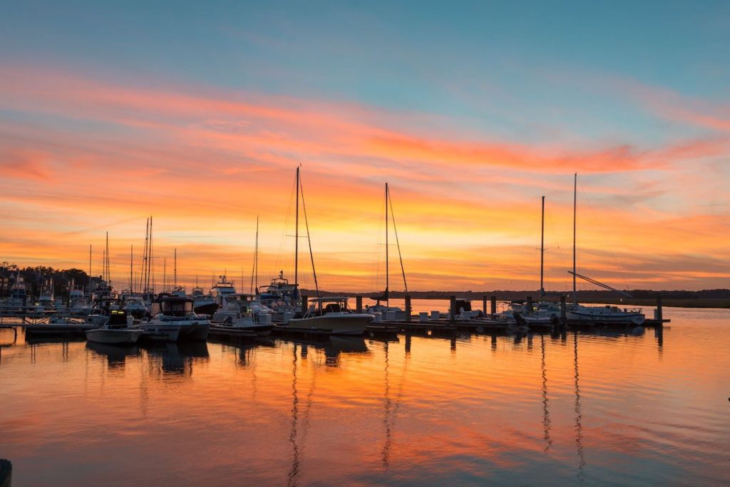 sunset-bohicket-marina
