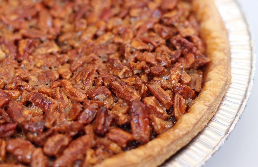 Image up close of a Pecan Pie