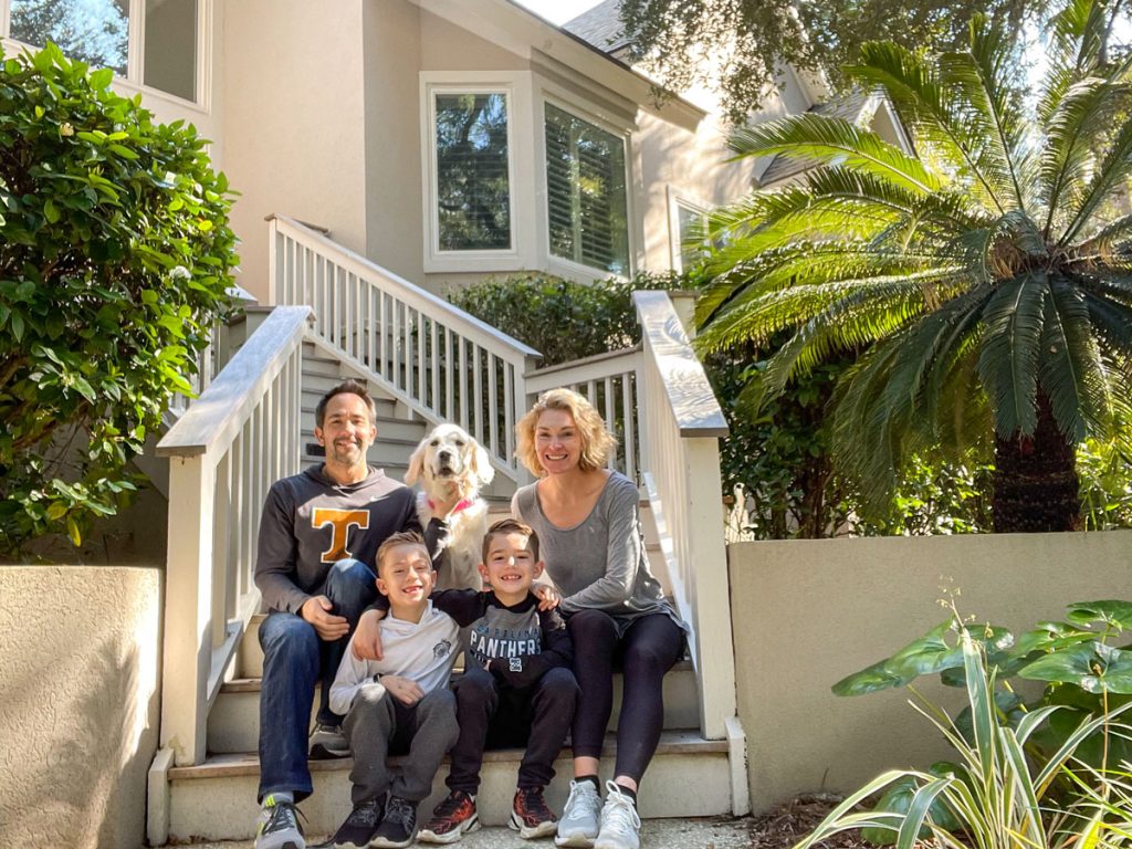 The Russo Family on Thanksgiving at Seabrook