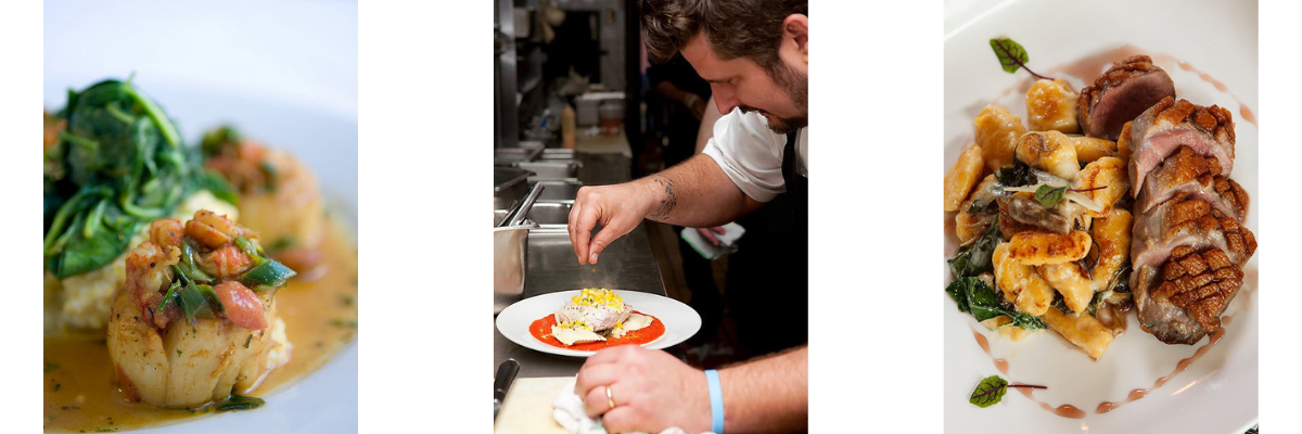Daniel Doyle preparing food